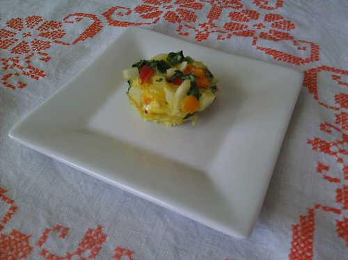 Take-and-Run Frittatas Plated, Kate Hamilton