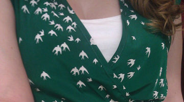 green bird shirt