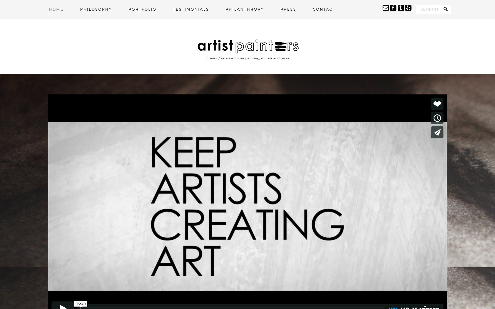 Artist Painters homepage
