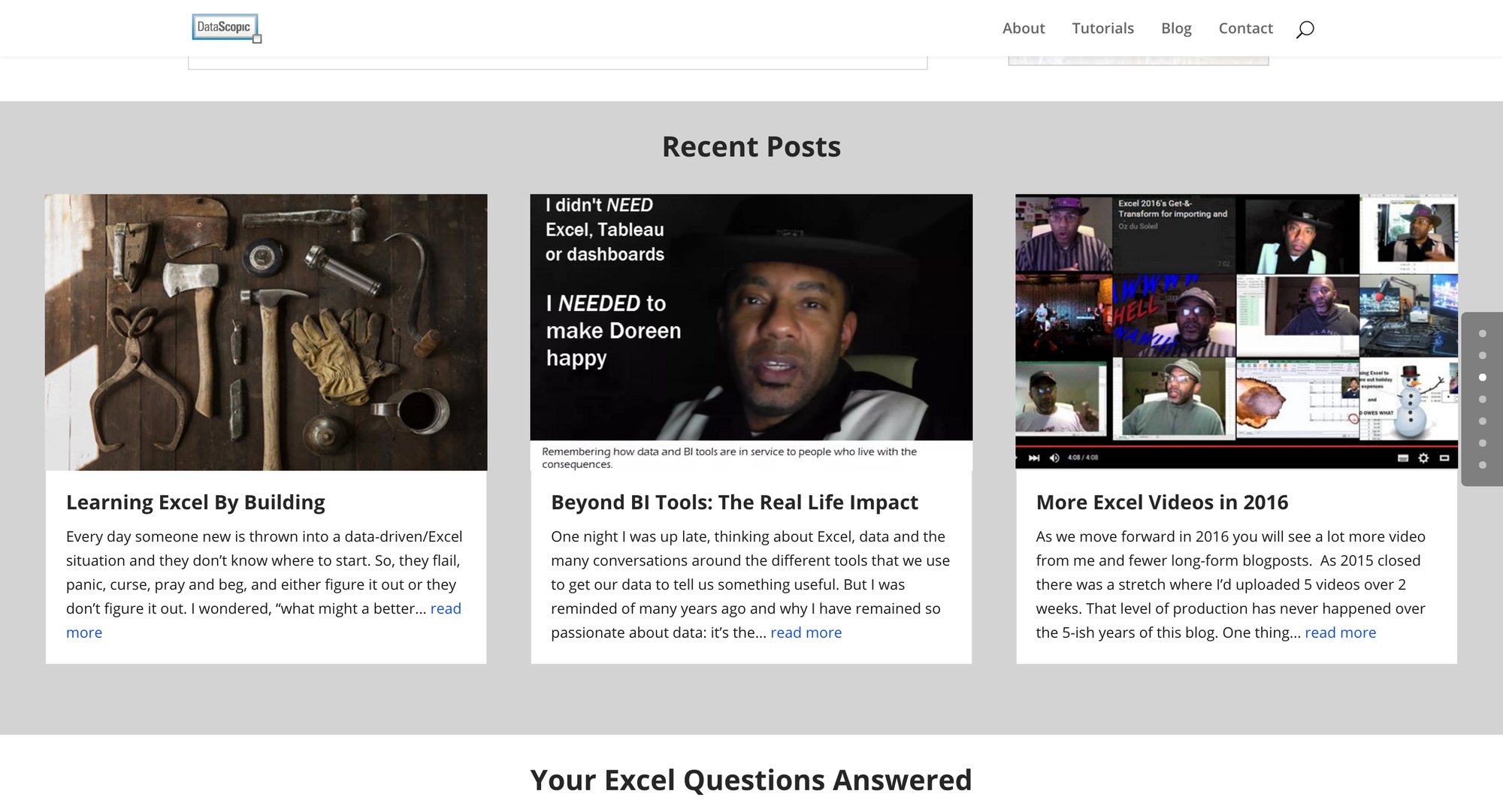 Datascopic homepage