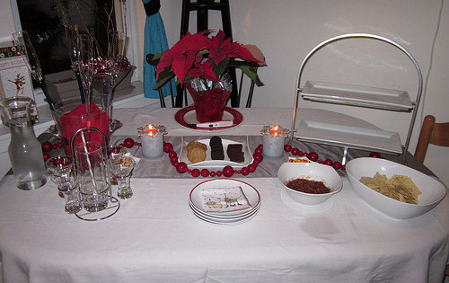 New Year's 2012 Table Setting