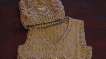 Owl Baby Vest and Hat
