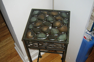 Stone Corner Table